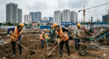 Báo giá đào móng nhà tại Đông Anh 2026: Giá Rẻ - Máy Xúc Lớn - San Lấp