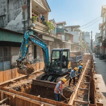 Báo Giá Dịch Vụ Đào Móng Tại Định Công Mới Nhất 2026 | Xây Dựng Việt Linh