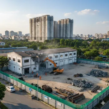 Báo giá Thu Mua &amp; Phá Dỡ Nhà Xưởng Cũ Tại Khương Đình Giá Cao