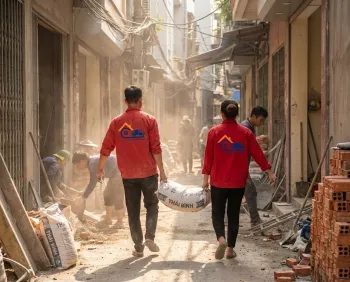 Báo Giá Xi Măng Trắng Thái Bình Tại Khương Đình | Việt Linh Giao Nhanh Ngõ Sâu