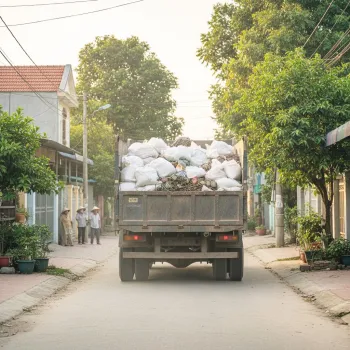 Dịch vụ vận chuyển đất trạc, trạc thải, rác thải đóng bao tại phường Chương Mỹ, Hà Nội