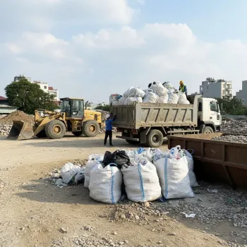 Dịch vụ vận chuyển đất trạc, trạc thải, rác thải đóng bao tại phường Đại Mỗ, Hà Nội
