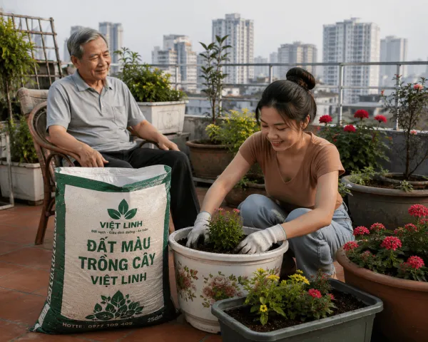 Báo Giá Đất Màu Trồng Cây Tại Tây Mỗ - Miễn phí đóng bao giao tận nhà