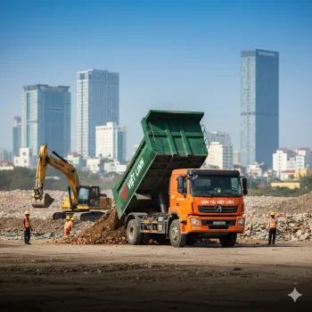 Dịch vụ vận chuyển đất đổ đi, đất cồng kềnh tại Hà Nội - Uy Tín