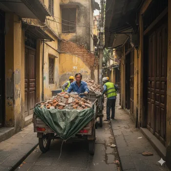 Dịch vụ Vận chuyển Trạc thải Xây dựng tại Hoàn Kiếm | Uy tín - Nhanh gọn