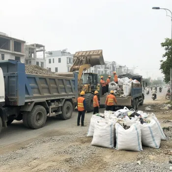 Dịch vụ vận chuyển đất trạc, trạc thải, rác thải đóng bao tại phường Kiến Hưng, Hà Nội