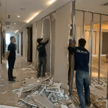 Phá dỡ trần thạch cao, vách thạch cao tại Tây Hồ | Thợ chuyên nghiệp, thi công an toàn