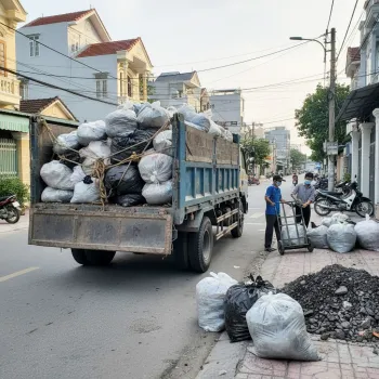 Dịch vụ vận chuyển đất trạc, trạc thải, rác thải đóng bao tại phường Phú Lương, Hà Nội