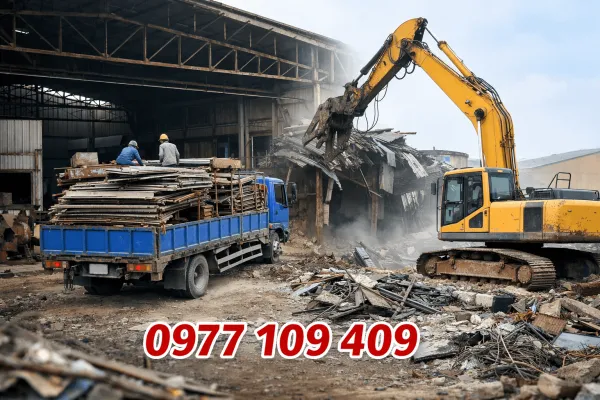 Thu Mua &amp; Phá Dỡ Nhà Xưởng Cũ tại Hoàng Liệt | Việt Linh
