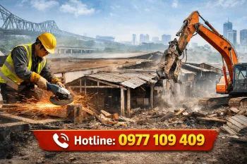 Thu Mua &amp; Phá Dỡ Nhà Xưởng Cũ Tại Long Biên | Giá tốt