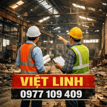 Thu Mua &amp; Phá Dỡ Nhà Xưởng Cũ Tại Tây Hồ Giá Cao, An Toàn