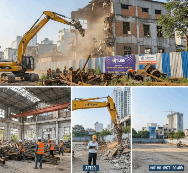 Thu Mua &amp; Phá Dỡ Nhà Xưởng Cũ Tại Thanh Xuân | Giá Cao - Việt Linh