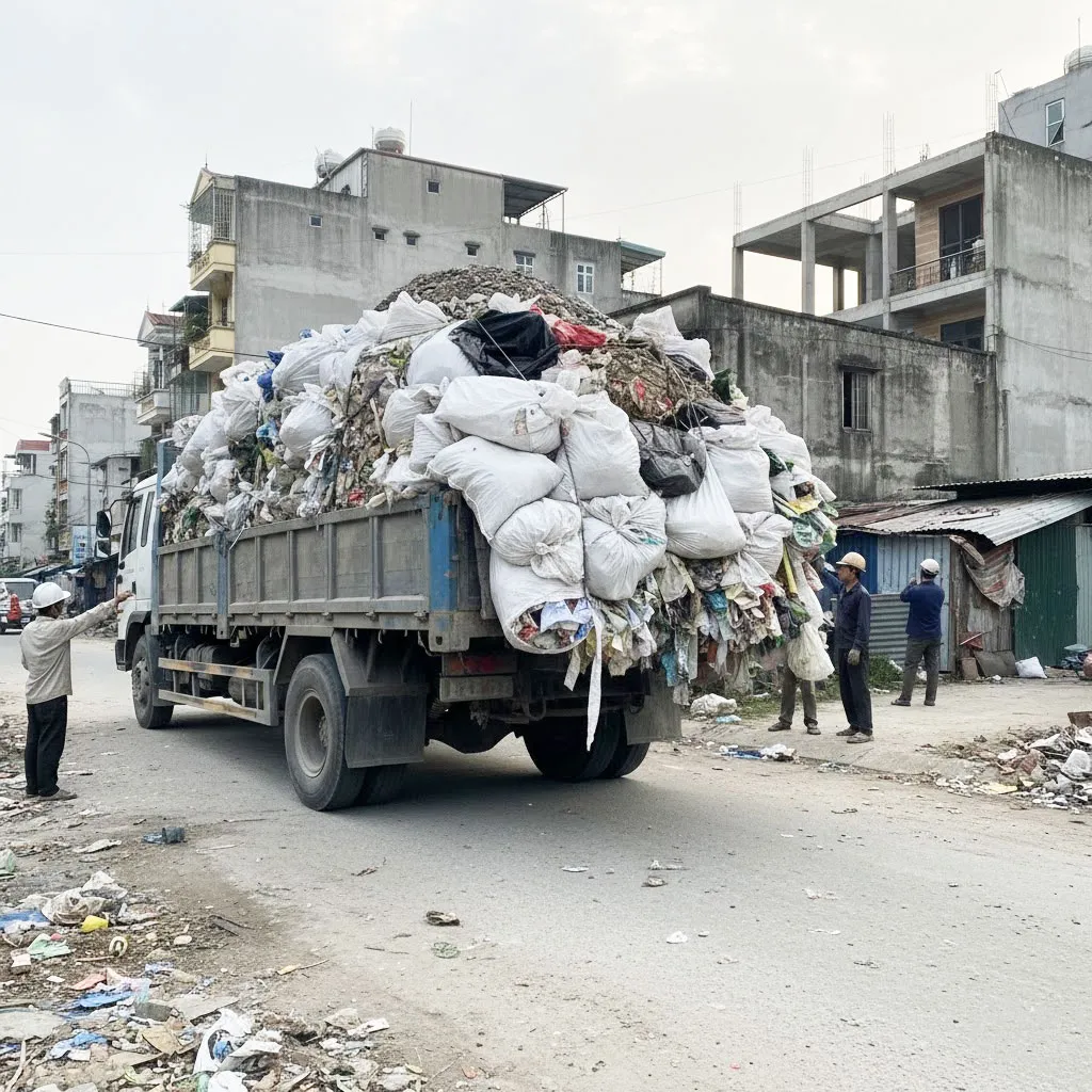 Xây Dựng Việt Linh nhận vận chuyển đất trạc, trạc thải, rác thải đóng bao tại mọi địa điểm ở phường Đại Mỗ, Hà Nội