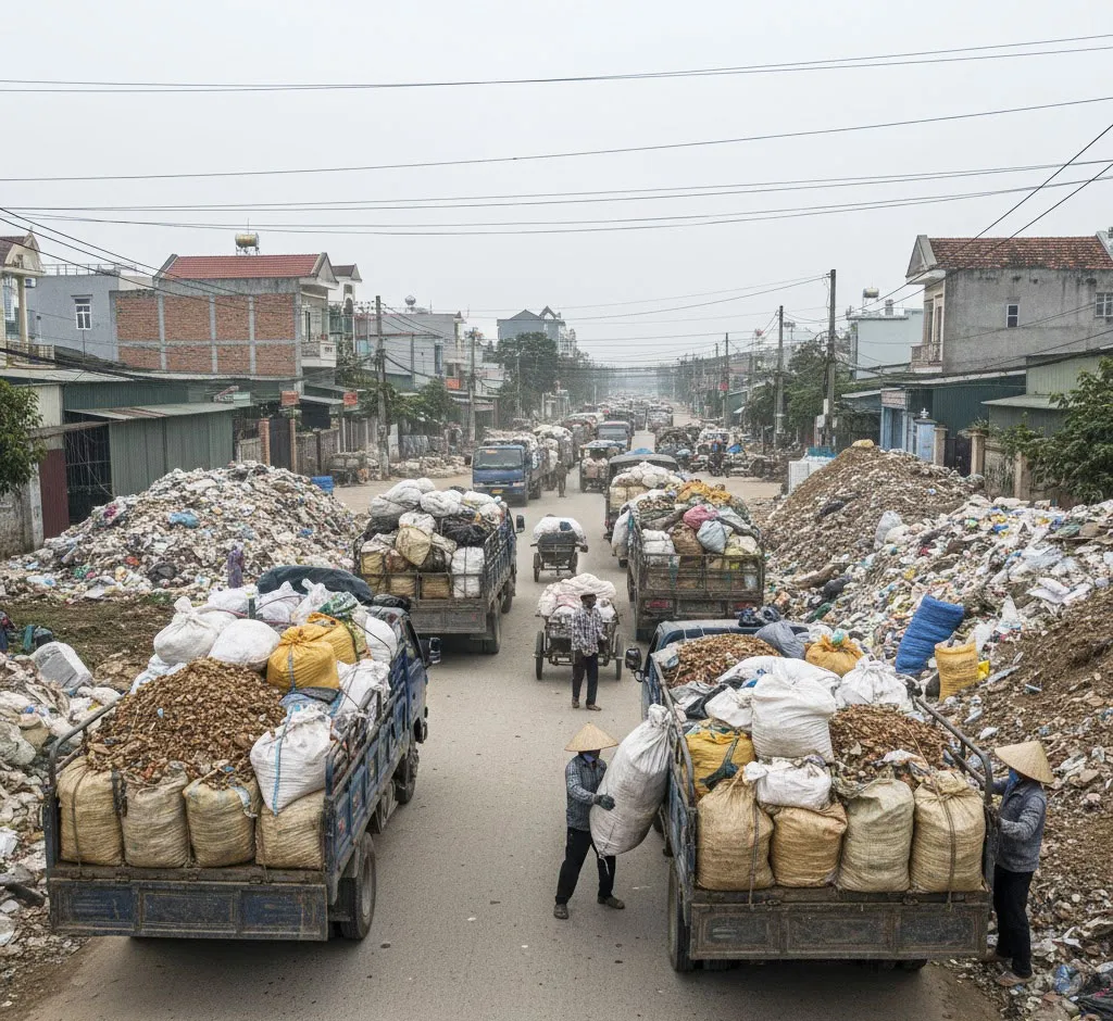 Vận chuyển đến bãi tập kết hợp pháp, đảm bảo đúng quy định môi trường Hà Nội.