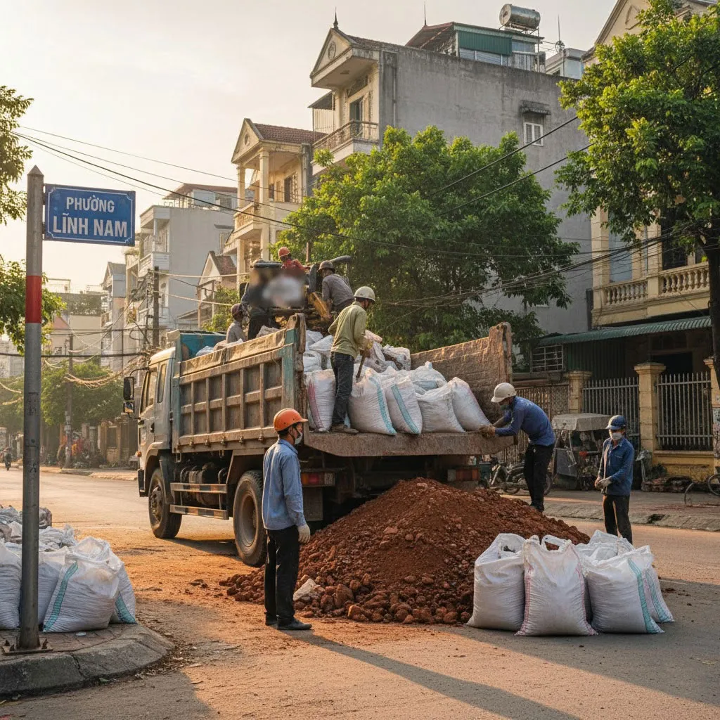 Đảm bảo dọn nhanh, sạch mặt bằng.