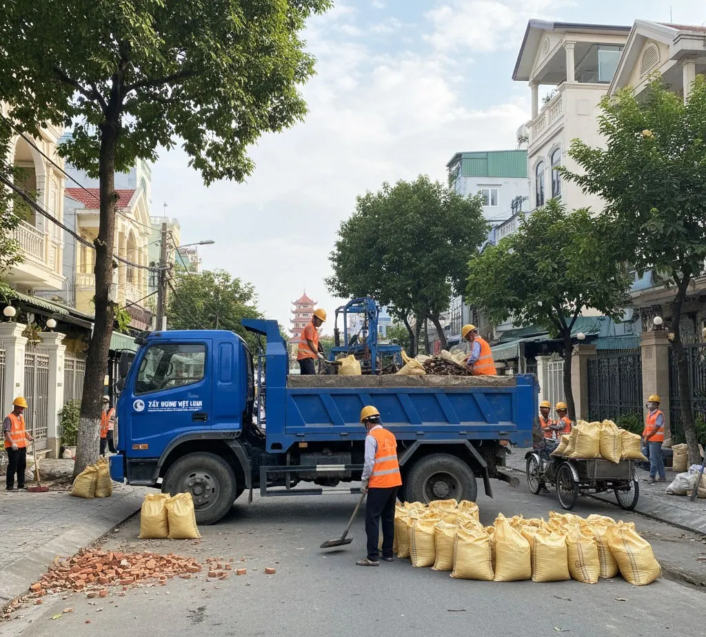 Dù bạn cần thu gom rác từ công trình nhỏ hay vận chuyển khối lượng lớn từ dự án xây dựng, Việt Linh đều có giải pháp phù hợp - nhanh - tiết kiệm - an toàn.