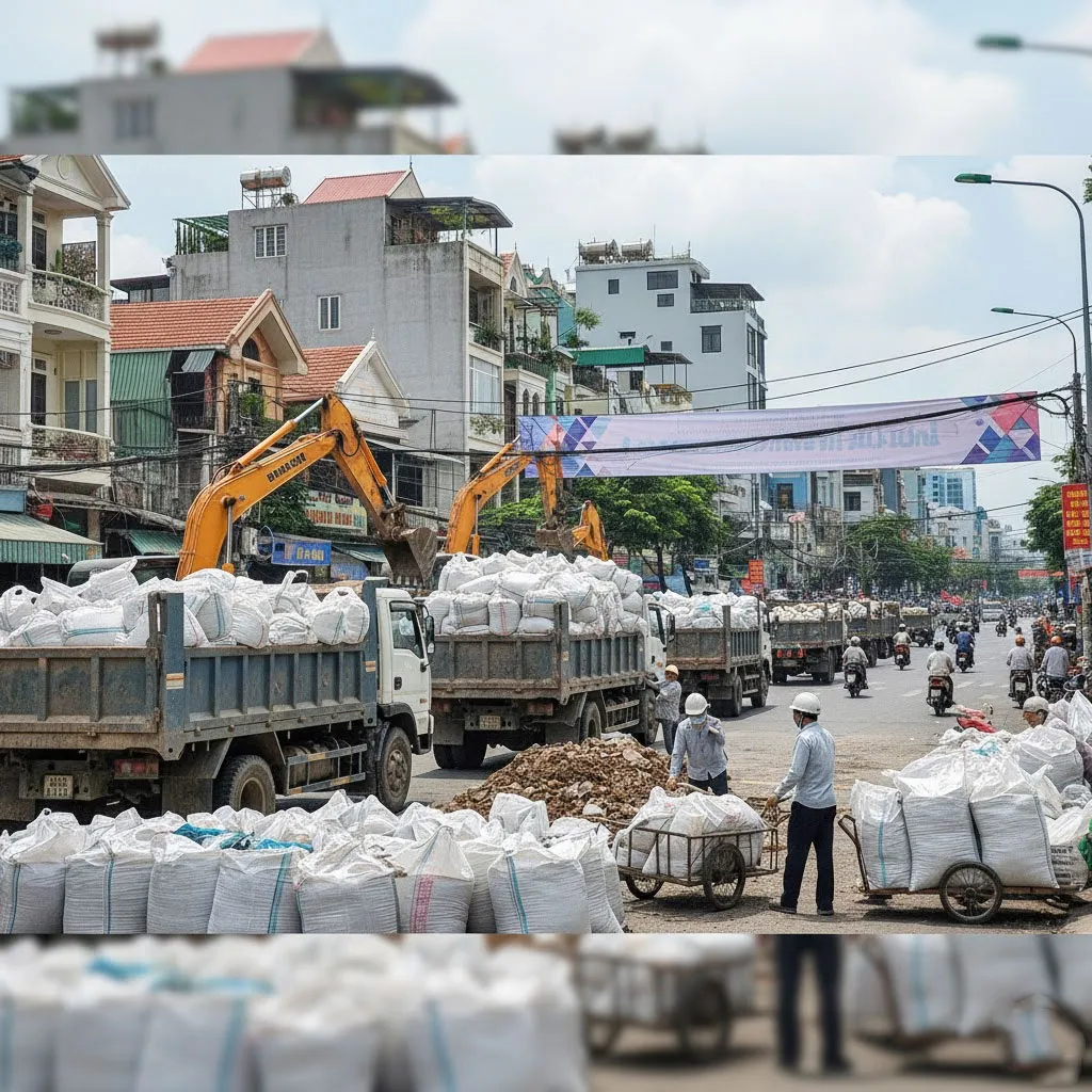 Nhận vận chuyển đất trạc, trạc thải và rác thải tại mọi địa điểm tại phường Ô Chợ Dừa, Hà Nội