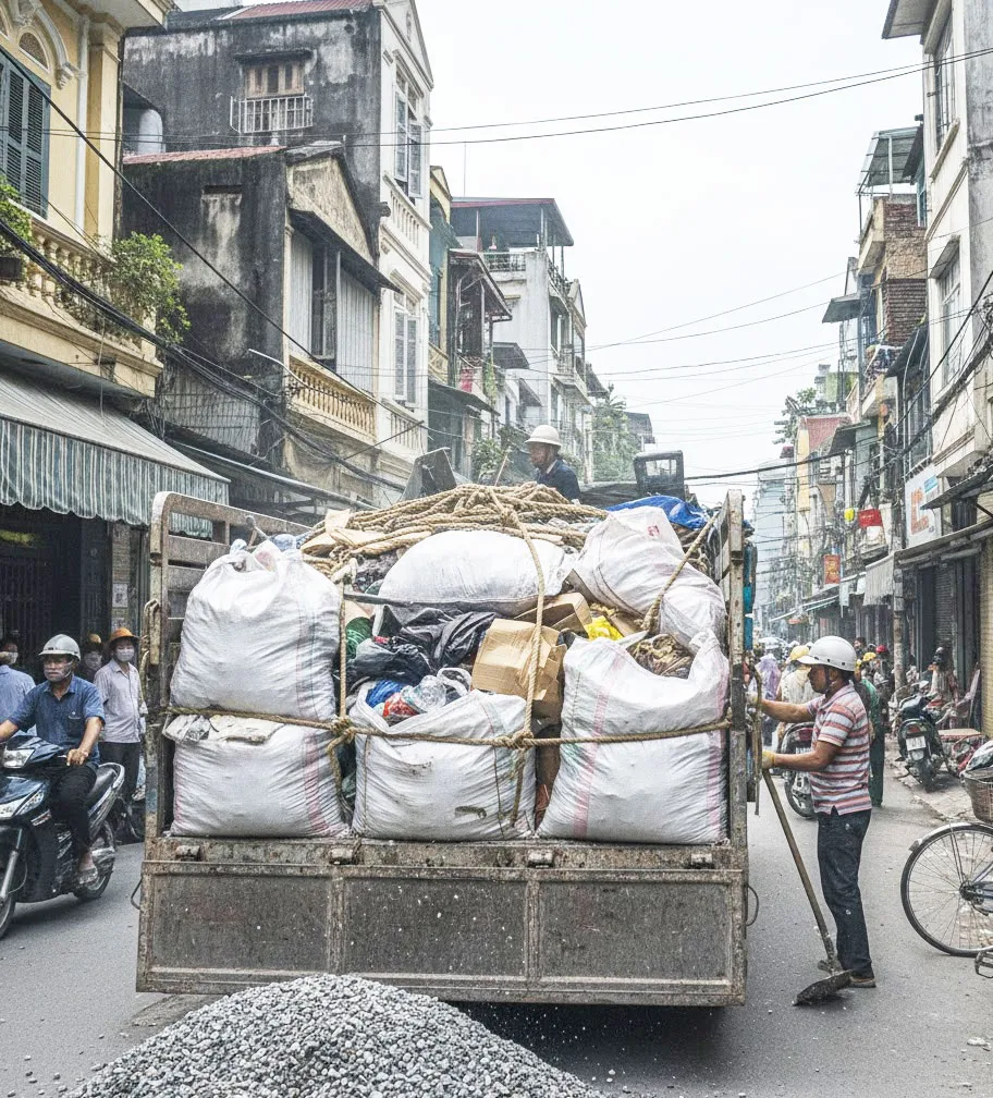 Việt Linh nhận vận chuyển theo chuyến, theo ngày hoặc theo hợp đồng dài hạn, phù hợp cho công trình dân dụng, nhà phố, nhà xưởng, khu đô thị và dự án lớn tại Tùng Thiện, Hà Nội.