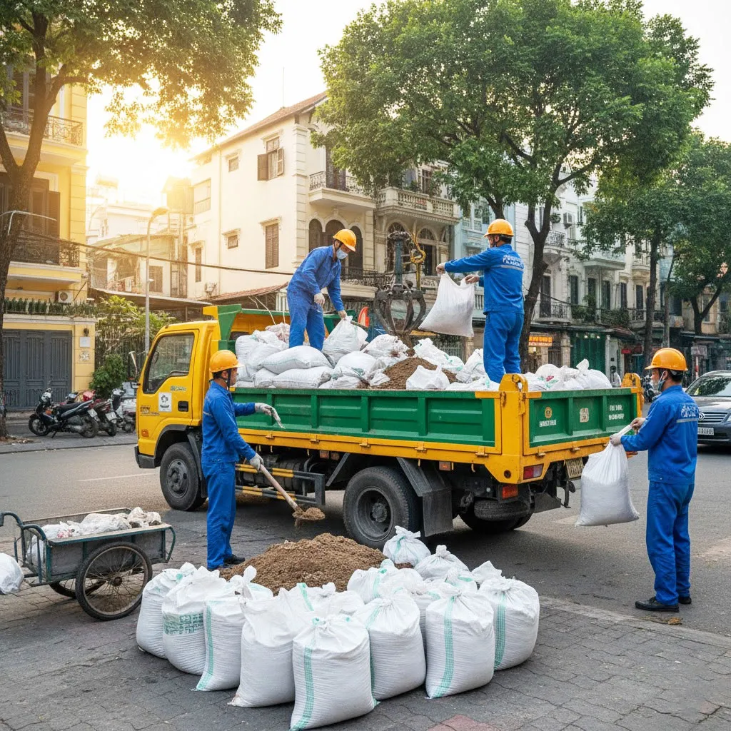 Nhận vận chuyển trong ngõ nhỏ, khu dân cư, khu tập thể tại phường Tương Mai.
