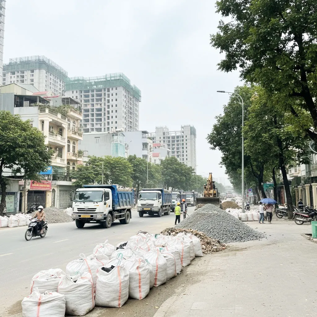 Xây Dựng Việt Linh là đơn vị chuyên nghiệp và uy tín trong lĩnh vực vận chuyển đất trạc, trạc thải, rác thải đóng bao tại phường Yên Hòa, Hà Nội. 