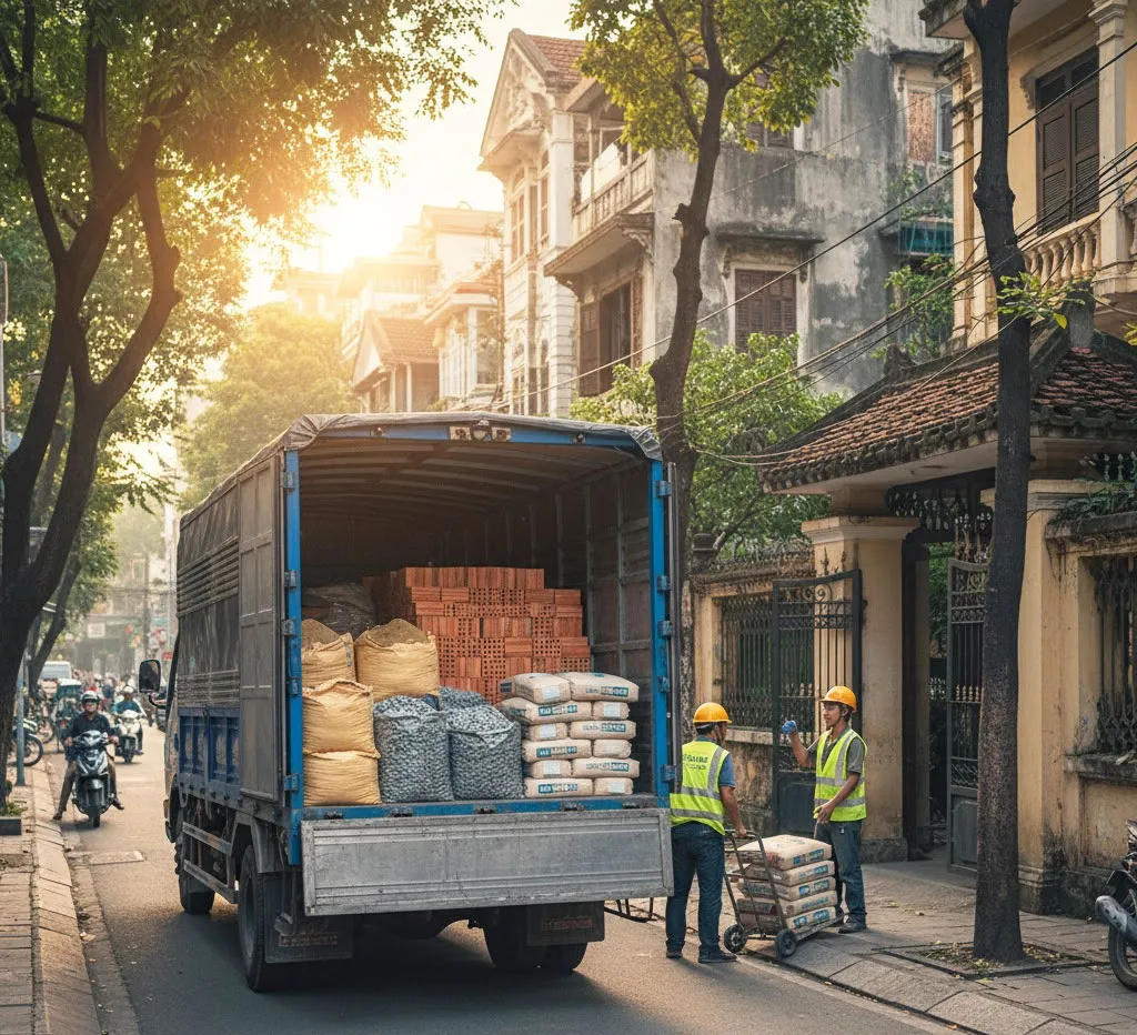 Vật liệu chất lượng, chính hãng, đảm bảo tiêu chuẩn.