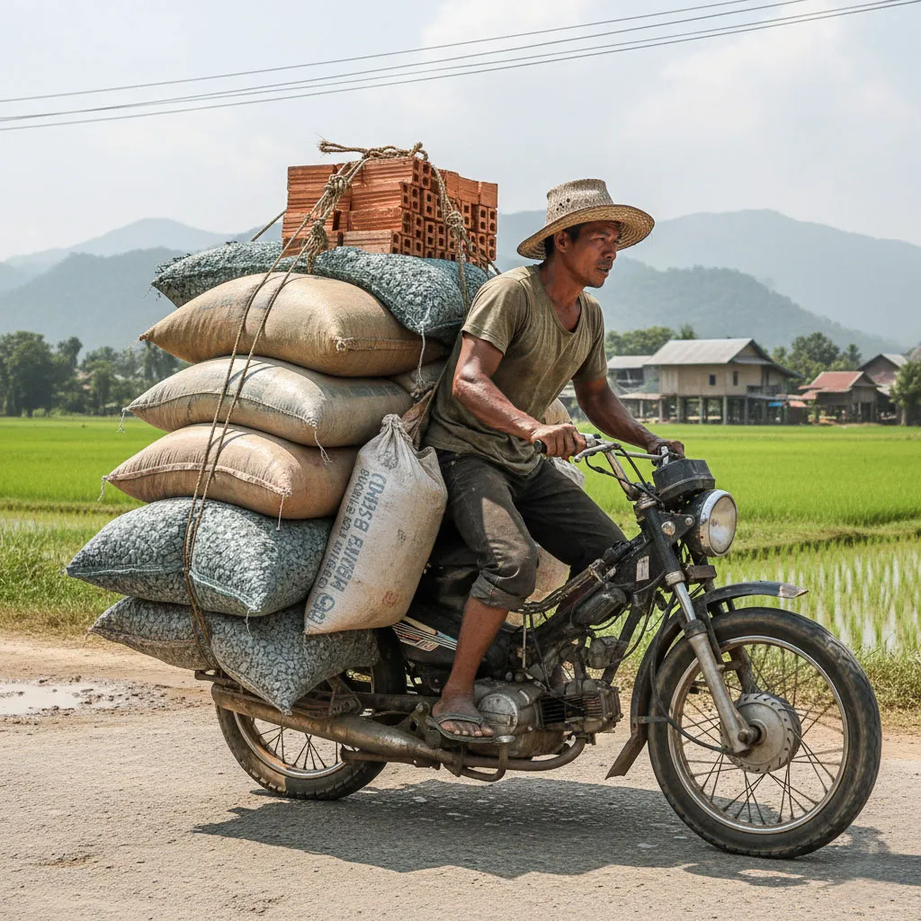 Cung cấp đầy đủ vật liệu xây dựng xi măng, đá, cát, gạch.