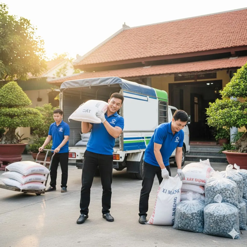 Hỗ trợ bốc xếp tận nơi nếu khách yêu cầu.