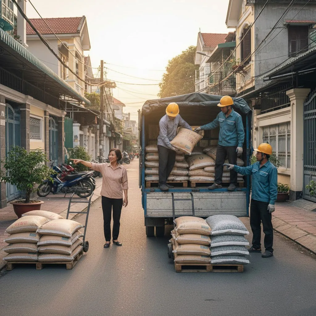 Giao đúng giờ - phục vụ kể cả thứ 7, chủ nhật.