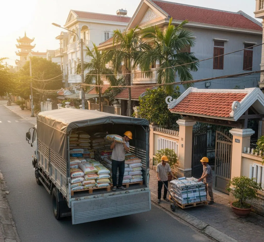Giao đúng hẹn, đúng số lượng.