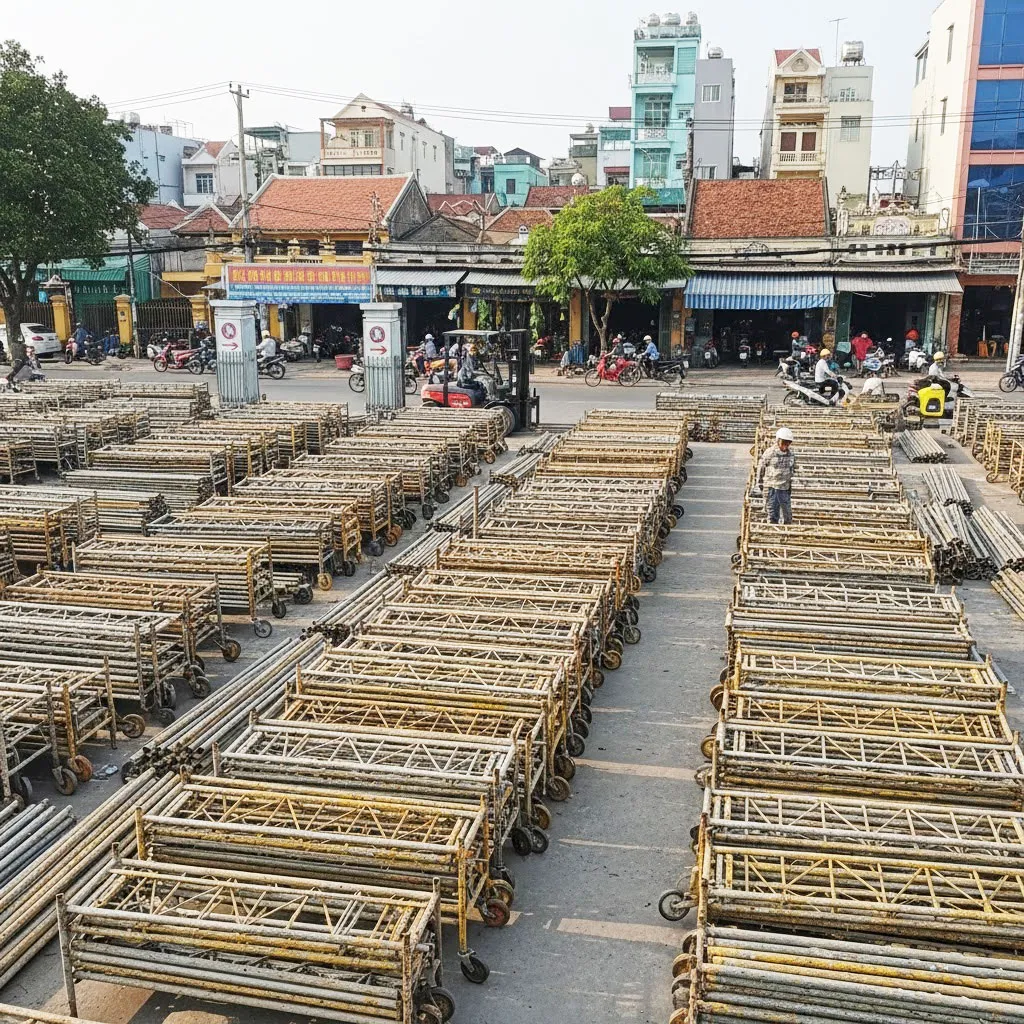 Xây Dựng Việt Linh cung cấp giàn giáo cũ với nhiều loại và kích thước khác nhau, đáp ứng mọi nhu cầu xây dựng.