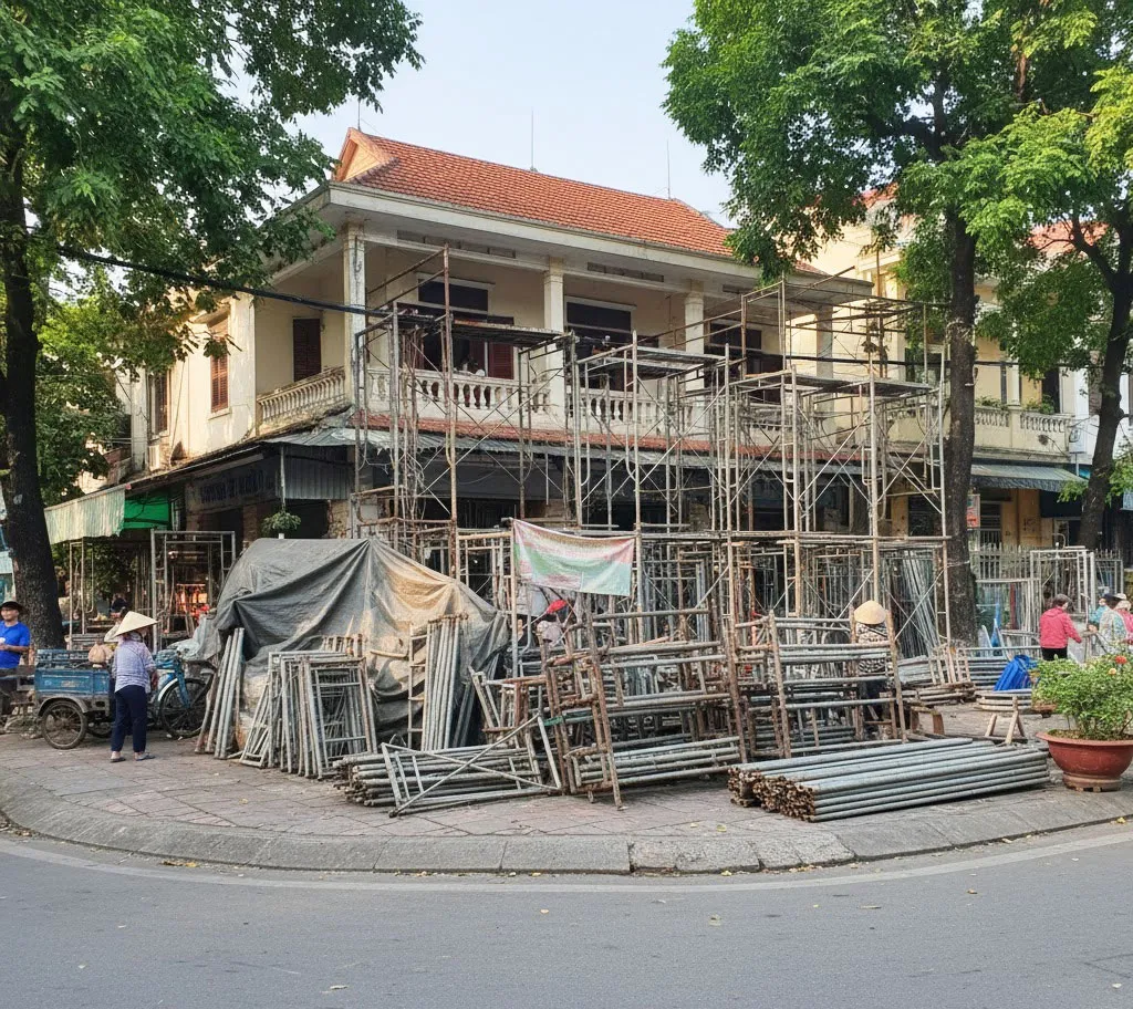 Xây Dựng Việt Linh cung cấp dịch vụ bán và cho thuê giàn giáo cũ chất lượng ở mọi địa điểm tại phường Khương Đình, Hà Nội 