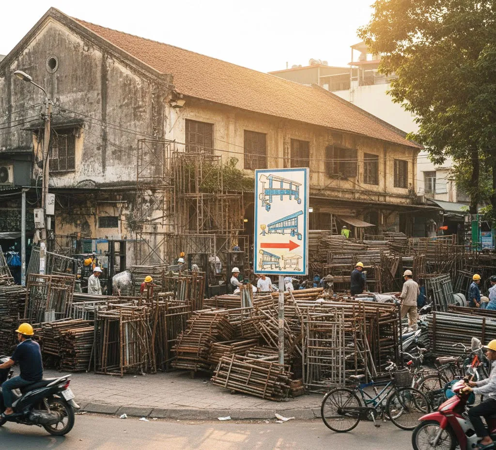 Xây Dựng Việt Linh cung cấp dịch vụ bán và cho thuê giàn giáo cũ, đáp ứng mọi nhu cầu thi công của các công trình xây dựng.