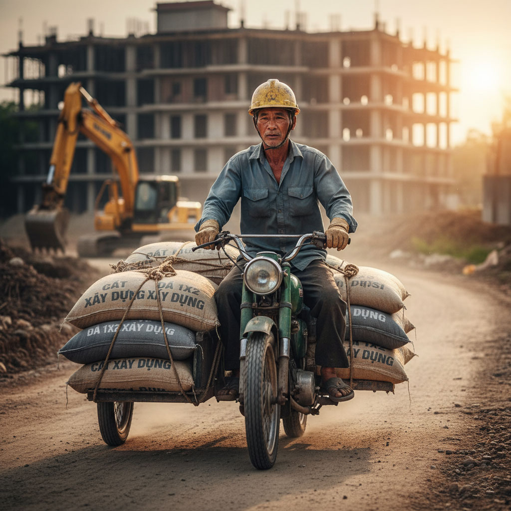 Dịch vụ giao gạch, cát, đá, xi măng đóng bao tận nhà tại phường Giảng Võ, Hà Nội