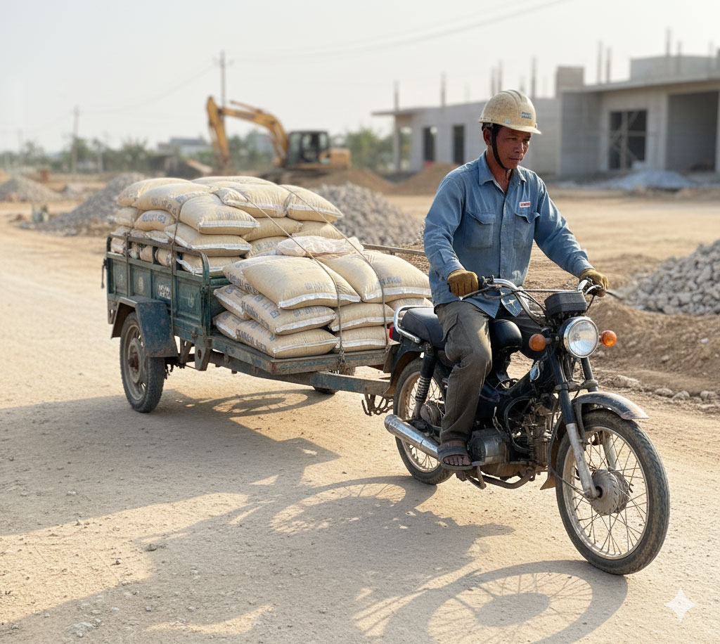 Dịch vụ giao gạch, cát, đá, xi măng đóng bao tận nhà tại phường Ngọc Hà, Hà Nội