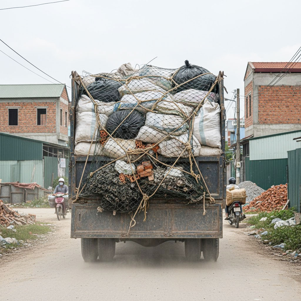 Dịch vụ vận chuyển đất trạc, trạc thải, rác thải đóng bao tại phường Yên Nghĩa, Hà Nội